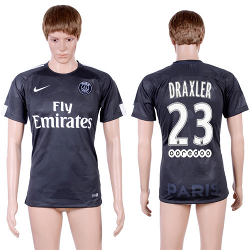 2017 18 Paris Saint Germain 23 DRAXLER Third Away Thailand Soccer Jersey