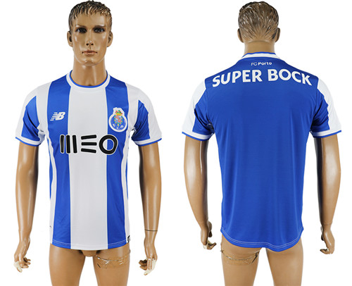 2017 18 Porto Home Thailand Soccer Jersey