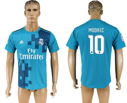 2017 18 Real Madrid 10 MODRIC Third Away Thailand Soccer Jersey