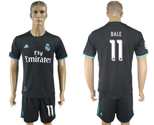 2017 18 Real Madrid 11 BALE Away Soccer Jersey