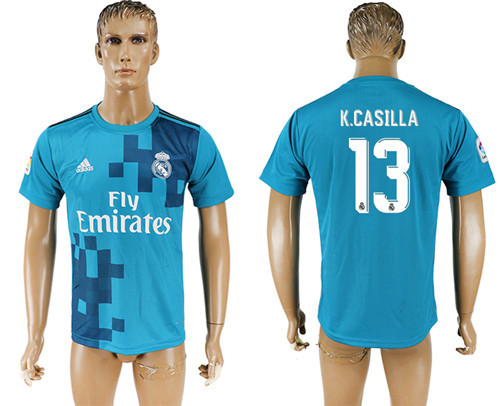 2017 18 Real Madrid 13 K.CASILLA Third Away Thailand Soccer Jersey