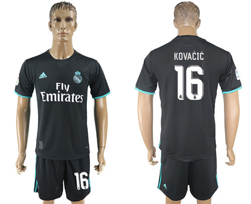 2017 18 Real Madrid 16 KOVACIC Away Soccer Jersey