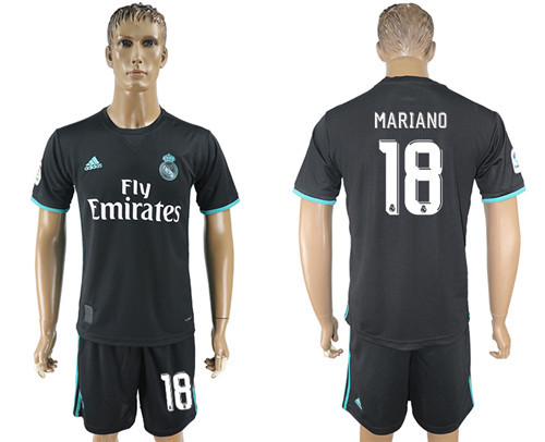 2017 18 Real Madrid 18 MARIANO Away Soccer Jersey