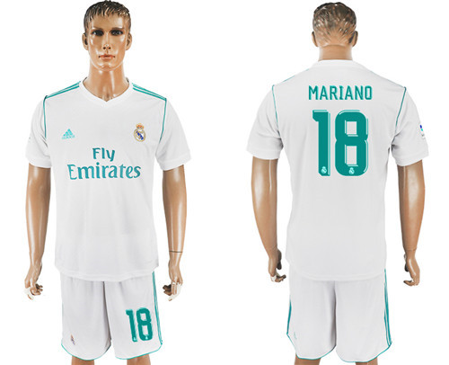 2017 18 Real Madrid 18 MARIANO Home Soccer Jersey