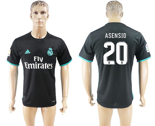 2017 18 Real Madrid 20 ASENSIO Away Thailand Soccer Jersey