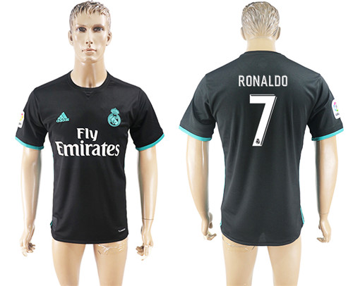 2017 18 Real Madrid 7 RONALDO Away Thailand Soccer Jersey