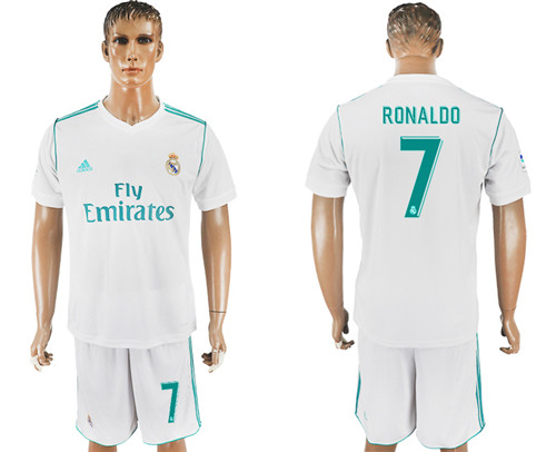 2017 18 Real Madrid 7 RONALDO Home Soccer Jersey
