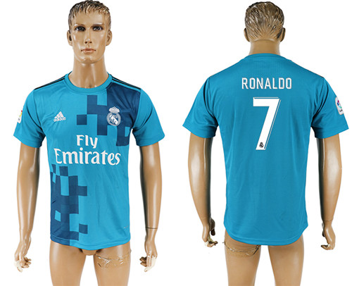 2017 18 Real Madrid 7 RONALDO Third Away Thailand Soccer Jersey