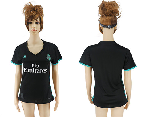 2017 18 Real Madrid Away Women Soccer Jersey