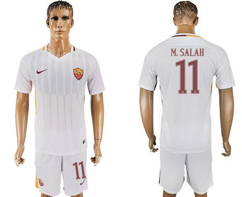 2017 18 Roma 11 M. SALAH Away Soccer Jersey