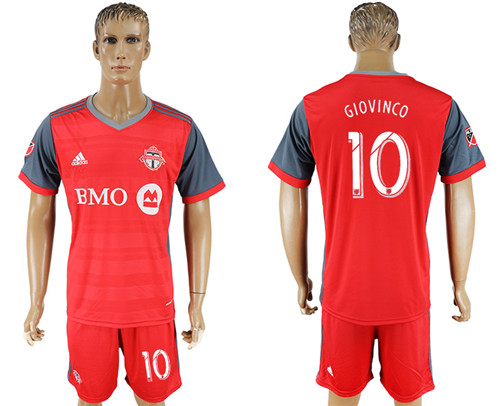 2017 18 Toronto FC 10 GIOVINCO Home Soccer Jersey