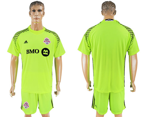 2017 18 Toronto FC Fluorescent Green Goalkeeper Soccer Jersey