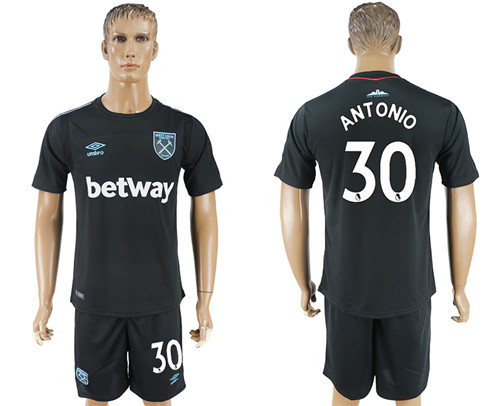 2017 18 West Ham United 30 ANTONIO Away Soccer Jersey