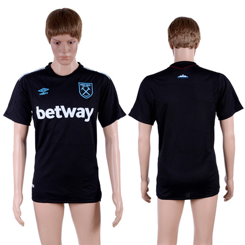 2017 18 West Ham United Away Thailand Soccer Jersey