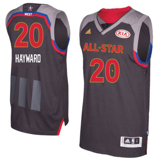 2017 All Star Game Western 20 Gordon Hayward jersey