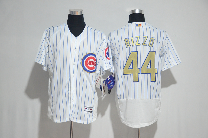 2017 Gold Program Jersey Chicago Cubs 44 Anthony Rizzo Flex Base Jerseys