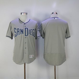 2017 New San Diego Padres Mens Jerseys Blank Grey Baseball Jerseys