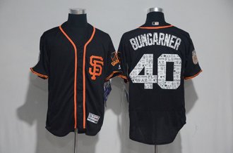 2017 Spring Training San Francisco Giants Mens Jerseys 40 Madison Bumgarner Team Jersey Flexbase Collection Baseball Jersey