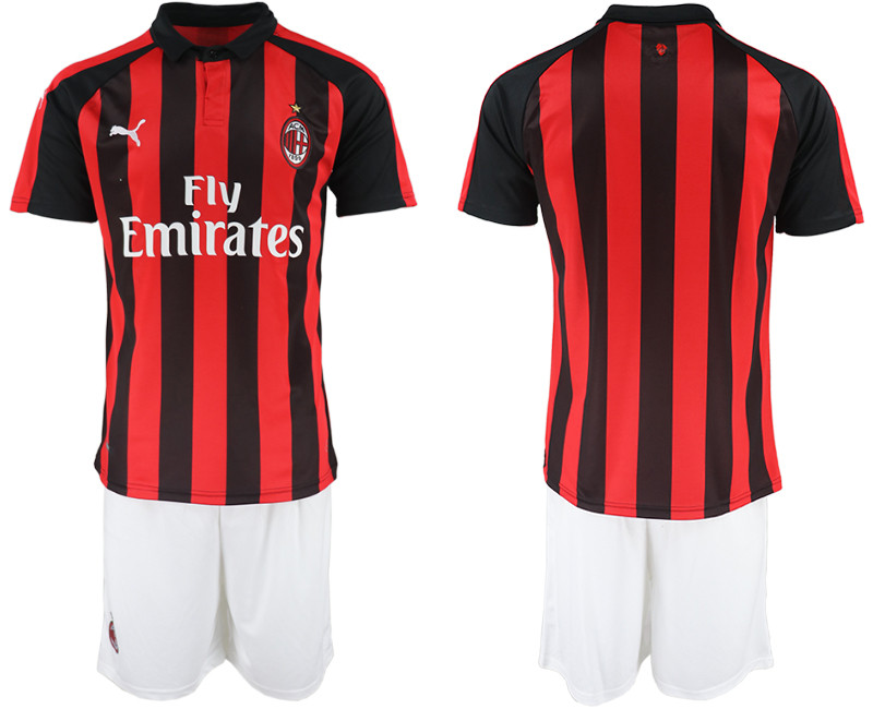 2018 19 AC Milan Home Soccer Jersey