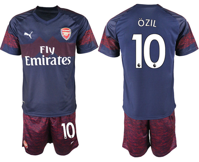 2018 19 Arsenal 10 OZIL Away Soccer Jersey