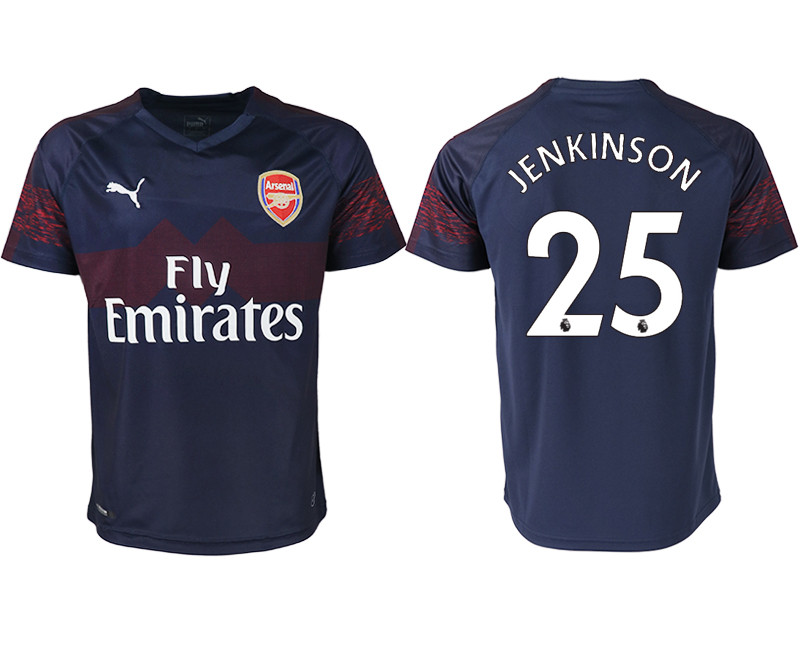 2018 19 Arsenal 25 JENKINSON Away Thailand Soccer Jersey