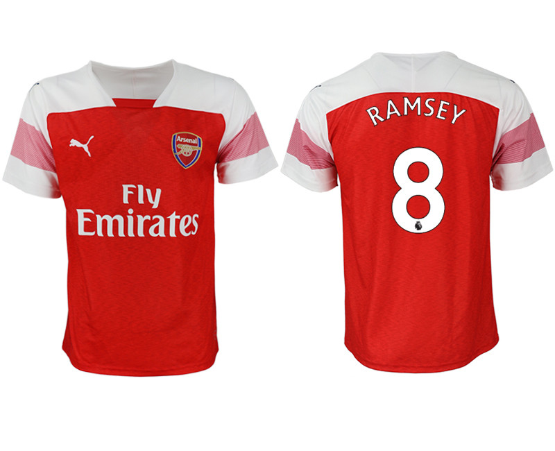 2018 19 Arsenal 8 RAMSEY Home Thailand Soccer Jersey