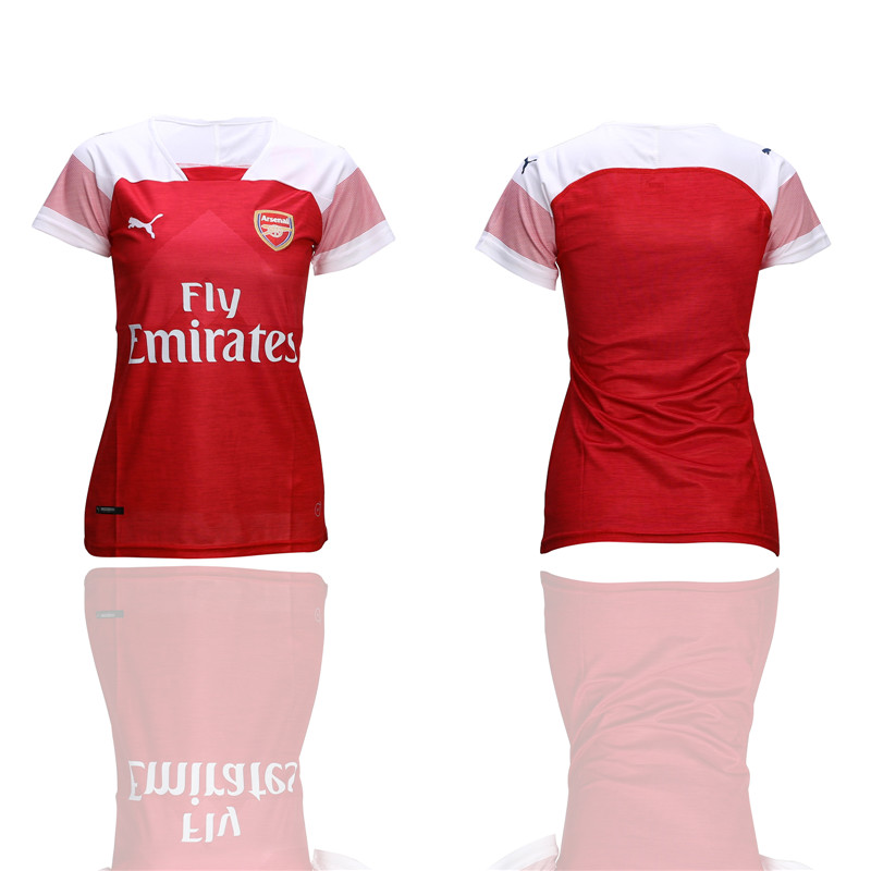 2018 19 Arsenal Home Women Soccer Jersey