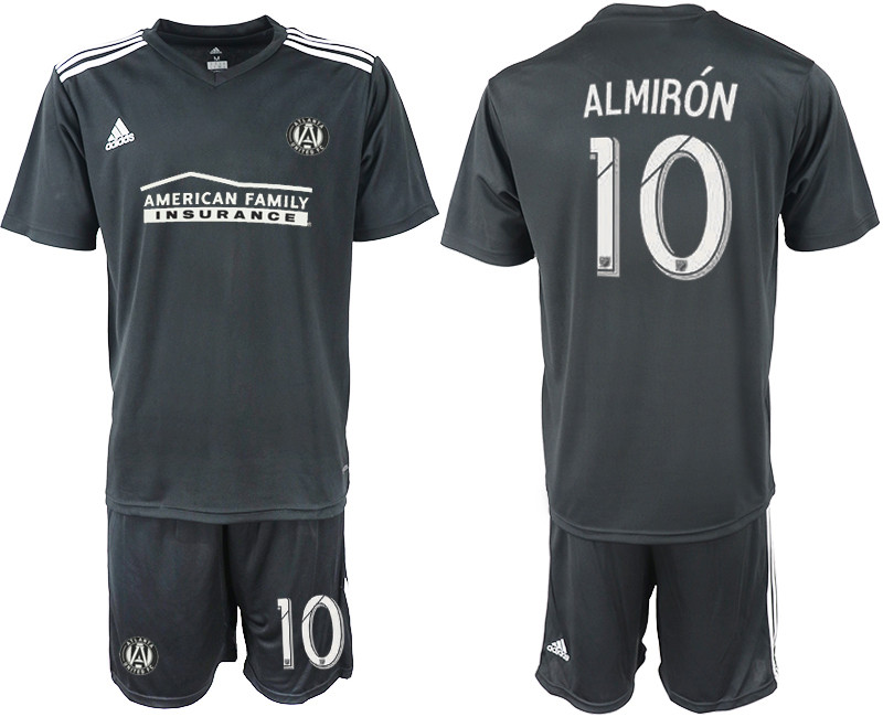 2018 19 Atlanta United FC 10 ALMIRON Black Soccer Jersey