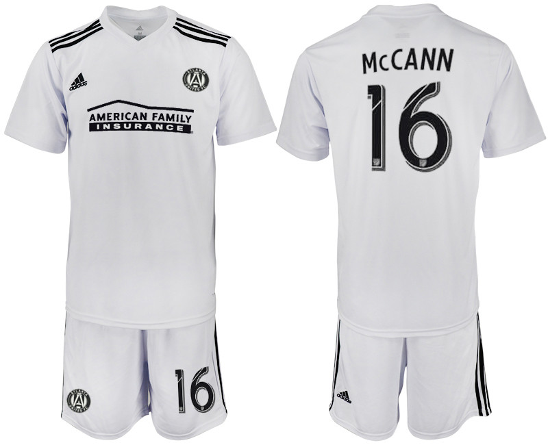 2018 19 Atlanta United FC 16 McCANN White Soccer Jersey