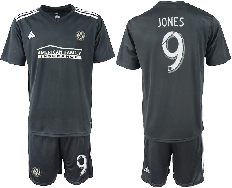 2018 19 Atlanta United FC 9 JONES Black Soccer Jersey