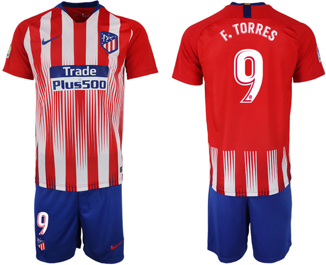 2018 19 Atletico Madrid 9 F.TORRES Home Soccer Jersey