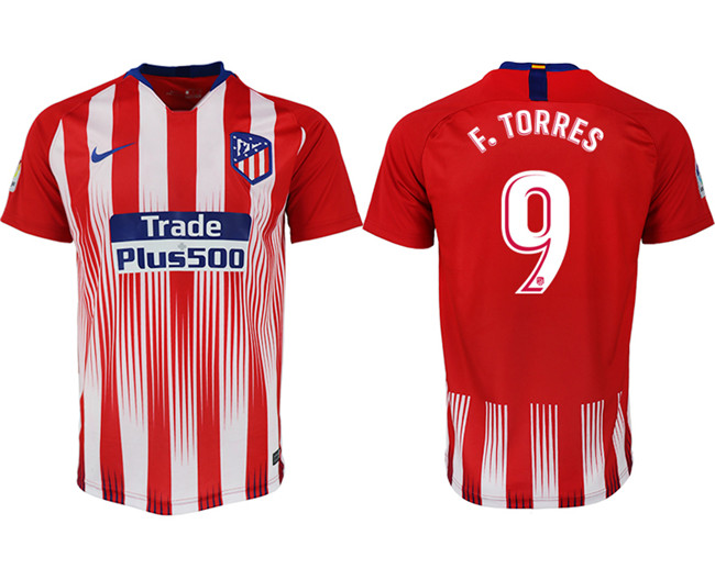 2018 19 Atletico Madrid 9 F.TORRES Home Thailand Soccer Jersey