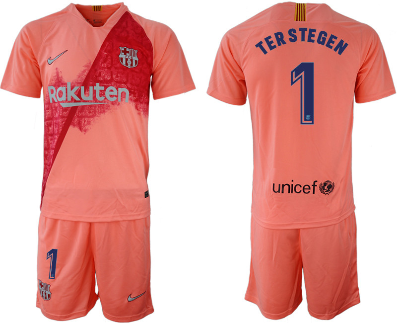 2018 19 Barcelona 1 TERSTEGEN Third Away Soccer Jersey