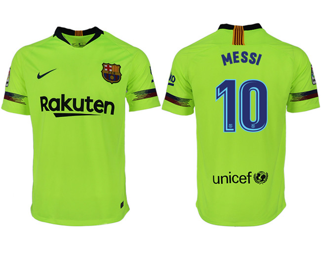 2018 19 Barcelona 10 MESSI Away Thailand Soccer Jersey