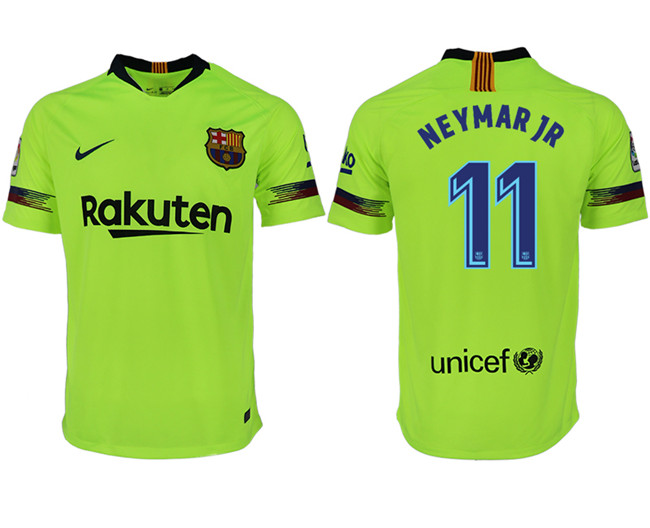 2018 19 Barcelona 11 NEYMAR JR Away Thailand Soccer Jersey