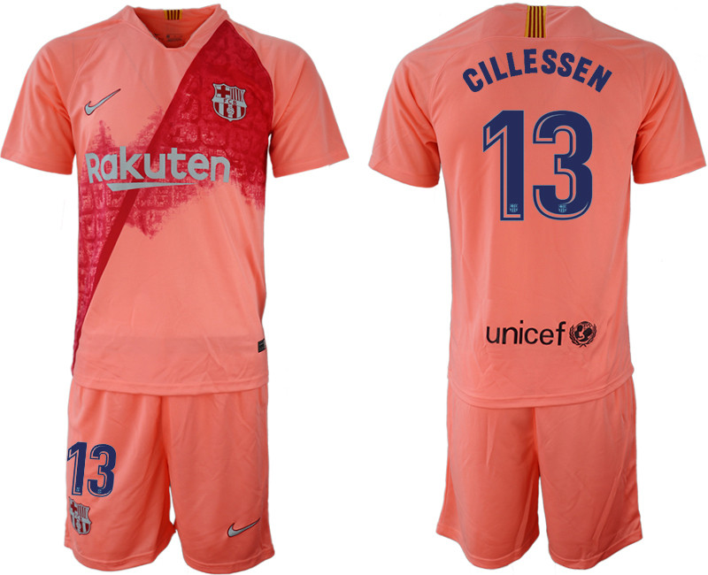 2018 19 Barcelona 13 CILLESSEN Third Away Soccer Jersey