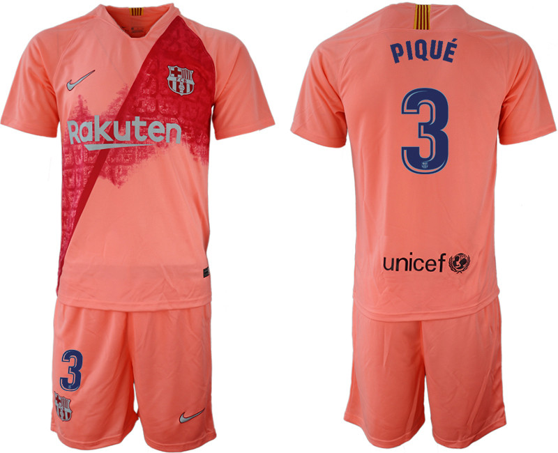 2018 19 Barcelona 3 PIQUE Third Away Soccer Jersey