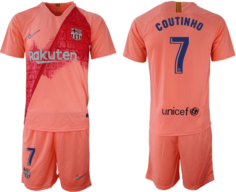 2018 19 Barcelona 7 COUTINHO Third Away Soccer Jersey