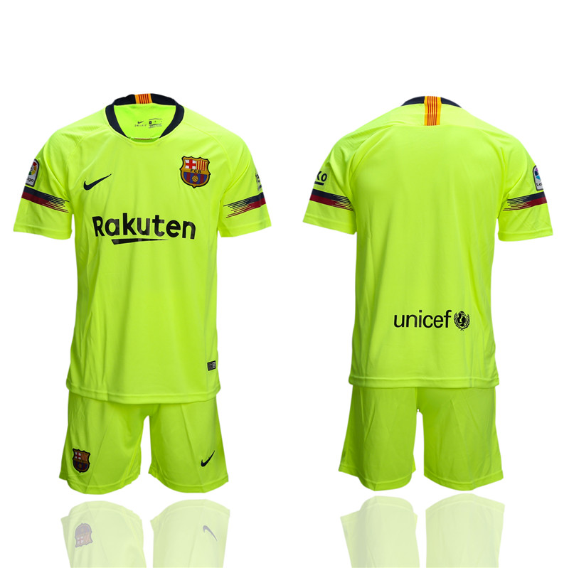 2018 19 Barcelona Away Soccer Jersey