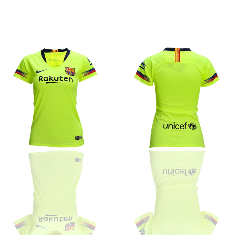 2018 19 Barcelona Away Women Soccer Jersey