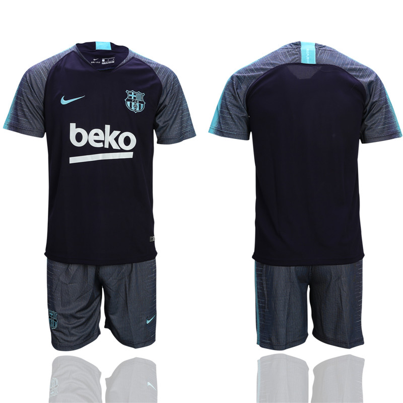 2018 19 Barcelona Black Training Jersey