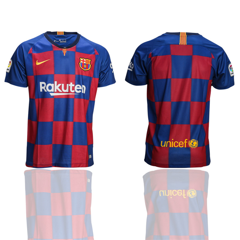 2018 19 Barcelona Home Training Thailand Soccer Jersey