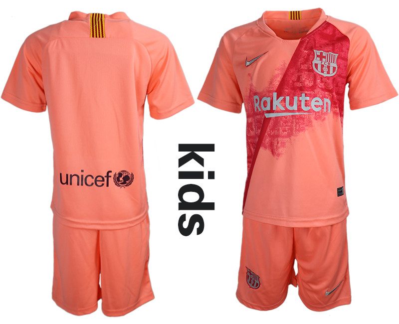 2018 19 Barcelona Third Away Youth Soccer Jersey