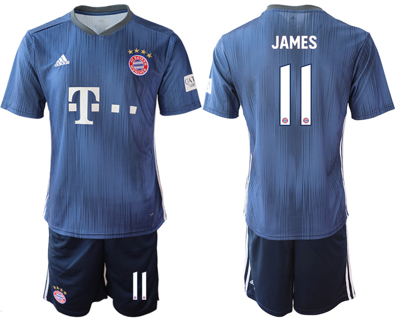 2018 19 Bayern Munich 11 JAMES Third Away Soccer Jersey