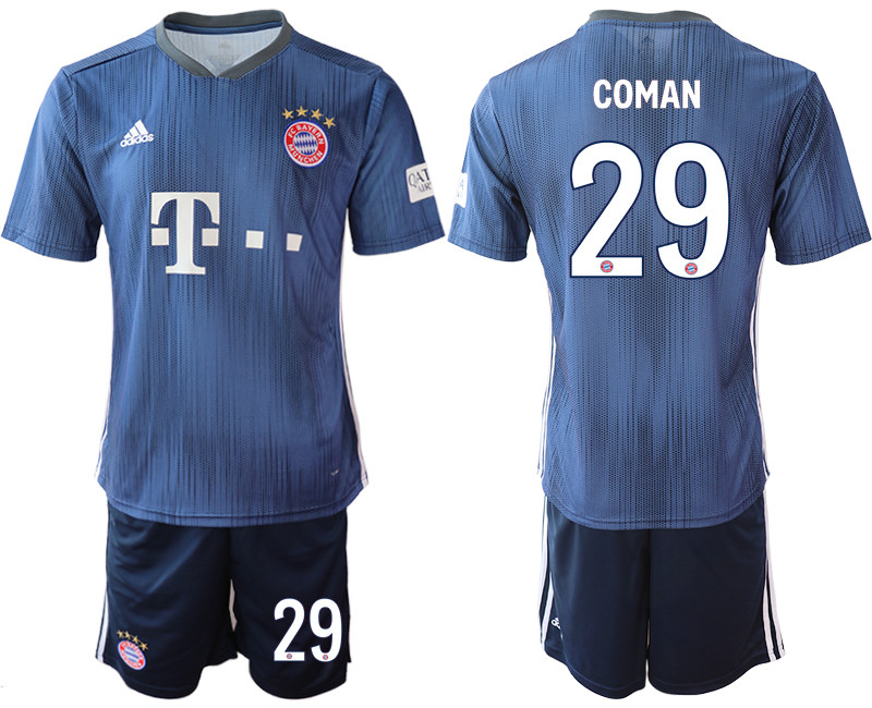 2018 19 Bayern Munich 29 COMAN Third Away Soccer Jersey