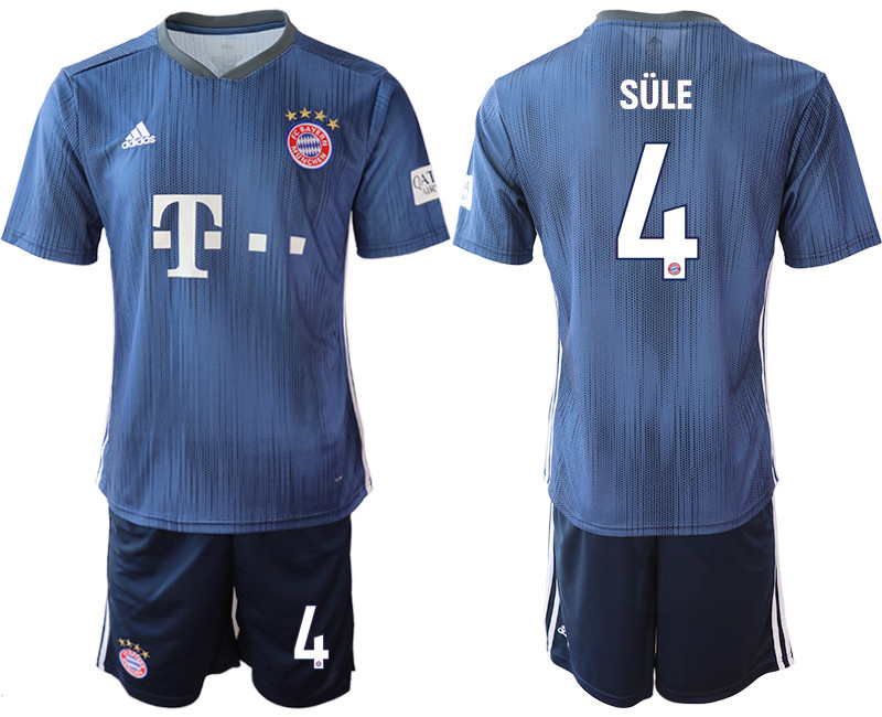 2018 19 Bayern Munich 4 SULEThird Away Soccer Jersey