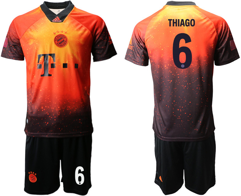 2018 19 Bayern Munich 6 THIAGO FIFA Digital Kit Soccer Jersey