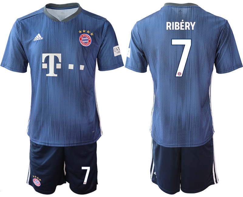 2018 19 Bayern Munich 7 RIBERY Third Away Soccer Jersey