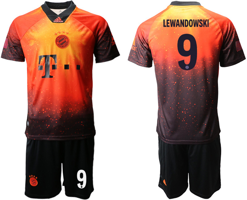 2018 19 Bayern Munich 9 LEWANDOWSKI FIFA Digital Kit Soccer Jersey
