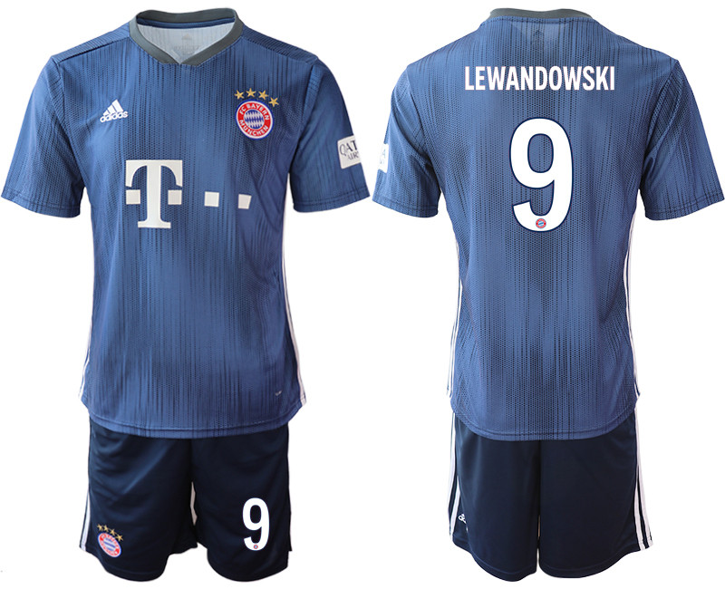 2018 19 Bayern Munich 9 LEWANDOWSKI Third Away Soccer Jersey